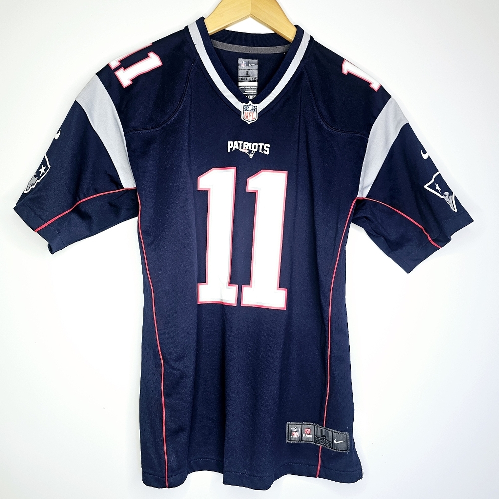 Nike NFL Patriots Jersey Edelman - Navy and White